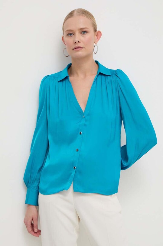 Košeľa Morgan CECIL CECIL.CURACAO modrá SS24