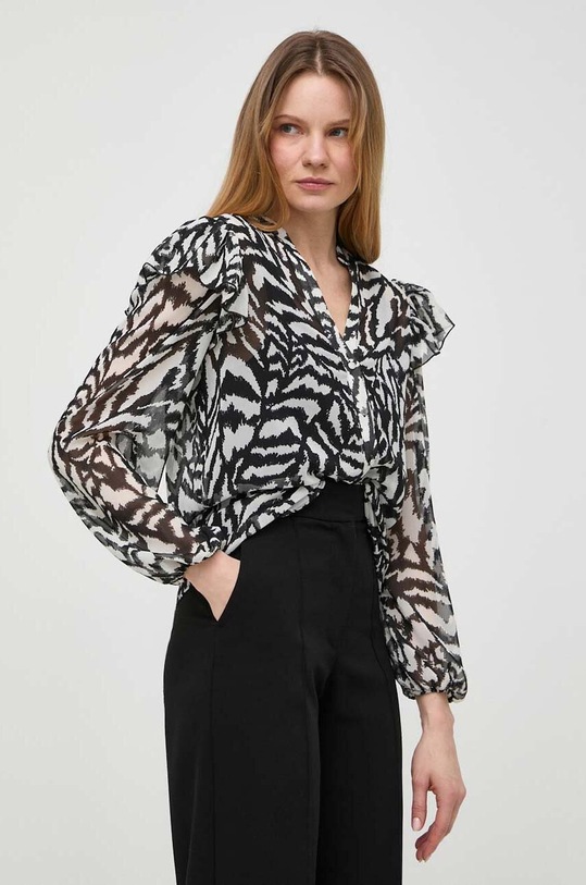 Morgan koszula CURRY.F regular czarny CURRY.F.MULTICO