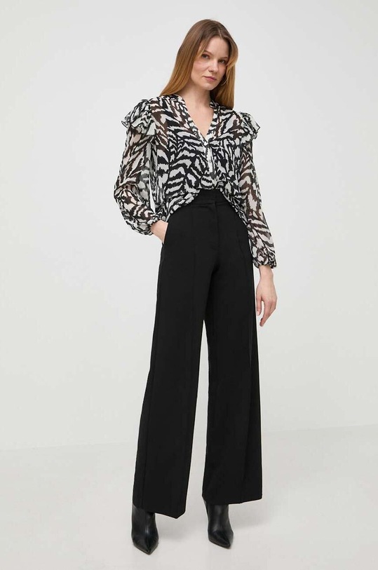 Morgan koszula CURRY.F CURRY.F.MULTICO czarny SS24