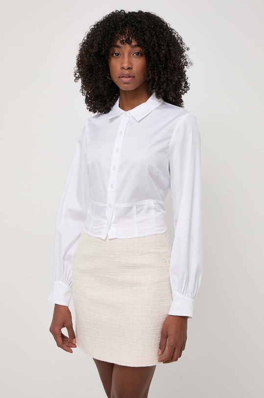 Srajca Guess MONICA Brez vzorca bela W4GH09.WAF10