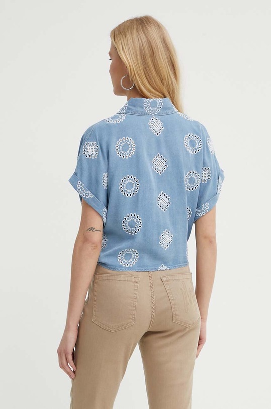 Odzież Guess koszula BRIGITTE W4GH34.D5CD1 niebieski