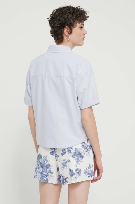 Îmbrăcăminte Vans camasa din bumbac VN000F74CHA1 albastru