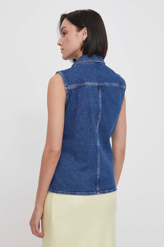 Odzież Calvin Klein Jeans koszula jeansowa J20J223689 niebieski