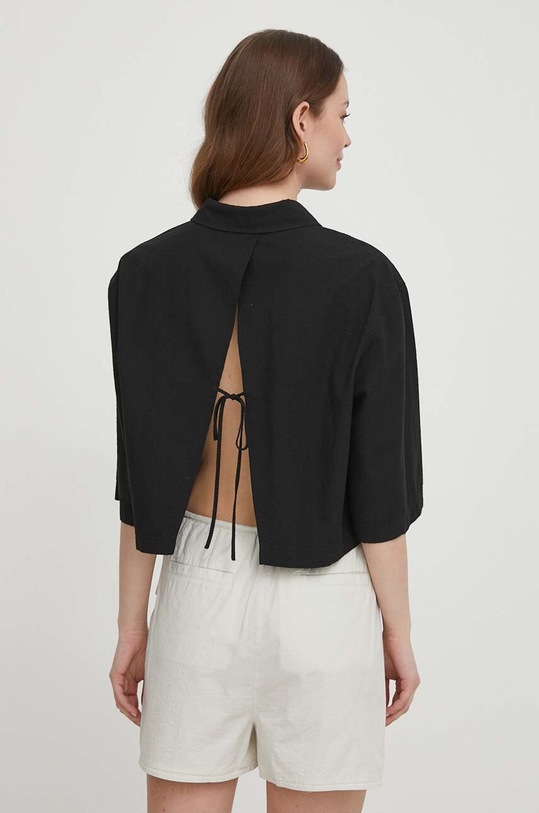 Odzież Calvin Klein Jeans koszula bawełniana J20J223426 czarny