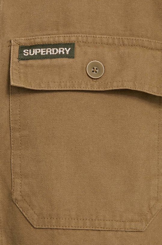 Superdry koszula bawełniana W4010427A.03O zielony