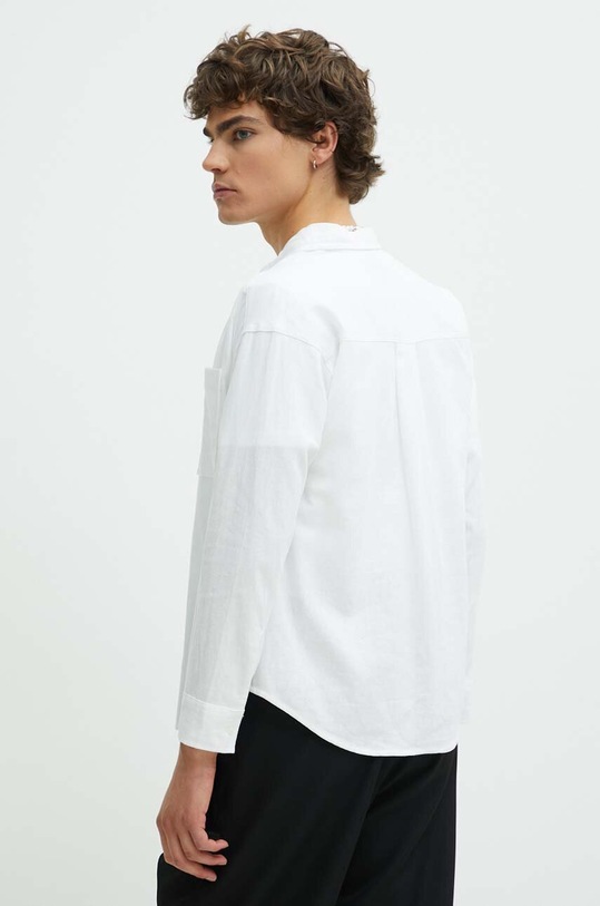 Odjeća Lanena košulja Hollister Co. KI340.3241.100 bijela