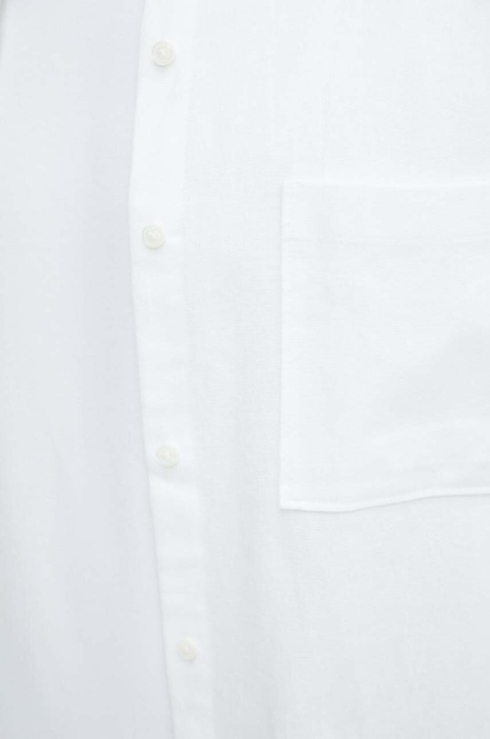 Lanena košulja Hollister Co. KI340.3241.100 bijela