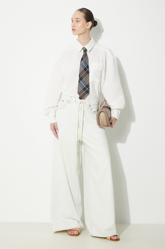 Košulja Reebok LTD AB x RBK Tailored Shirt RWGA001C99FAB0016100 bež SS24