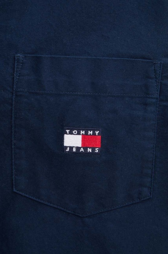 Tommy Jeans koszula bawełniana DW0DW17807 granatowy