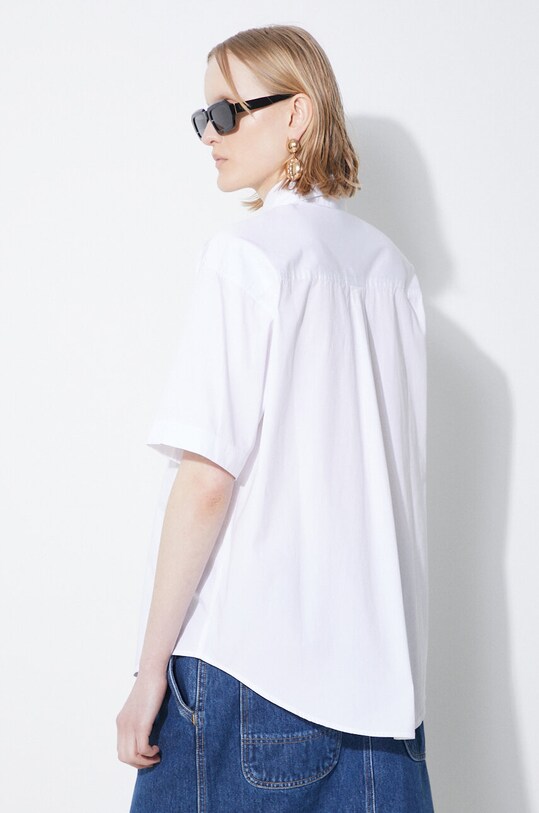 Carhartt WIP camasa din bumbac Jaxon I033080.0MGXX alb SS25