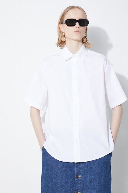 Îmbrăcăminte Carhartt WIP camasa din bumbac Jaxon I033080.0MGXX alb