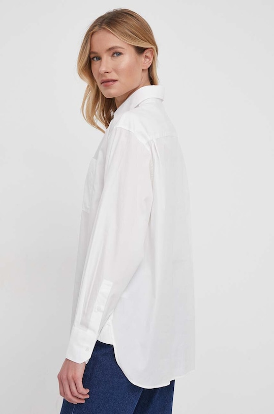 Îmbrăcăminte Lacoste camasa din bumbac CF7706 alb