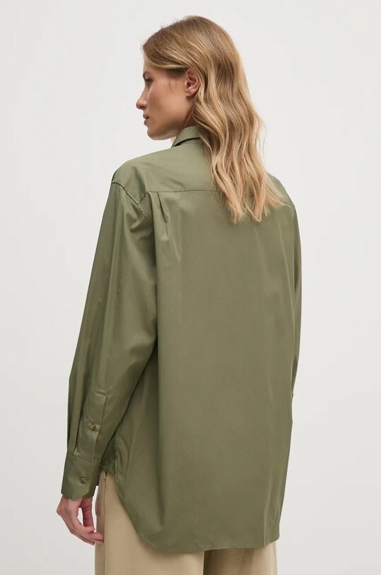 Odzież Lacoste koszula bawełniana CF7706 zielony