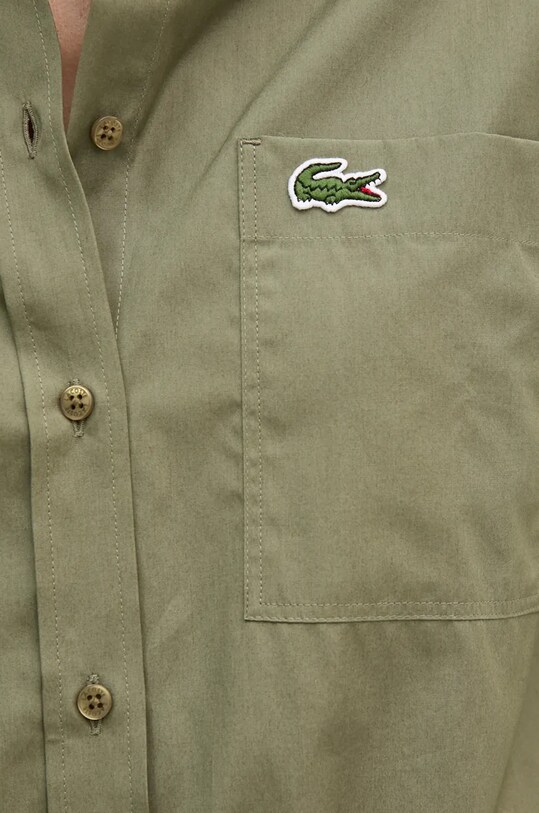 Lacoste koszula bawełniana CF7706 zielony