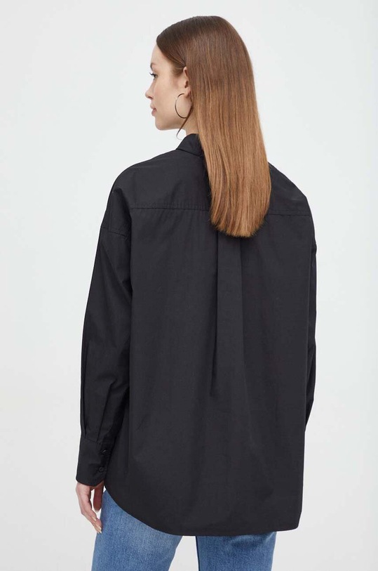 Odzież Tommy Jeans koszula bawełniana DW0DW17803 czarny