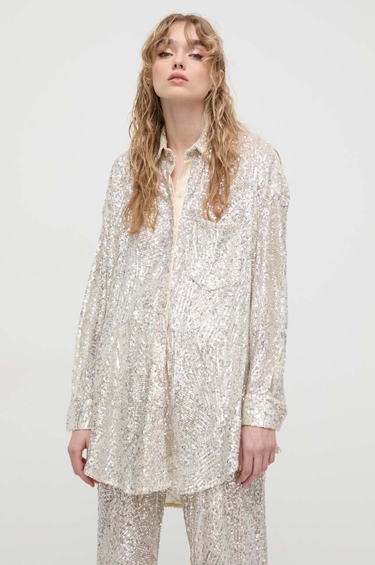 Рубашка Aniye By длинный бежевый 185029
