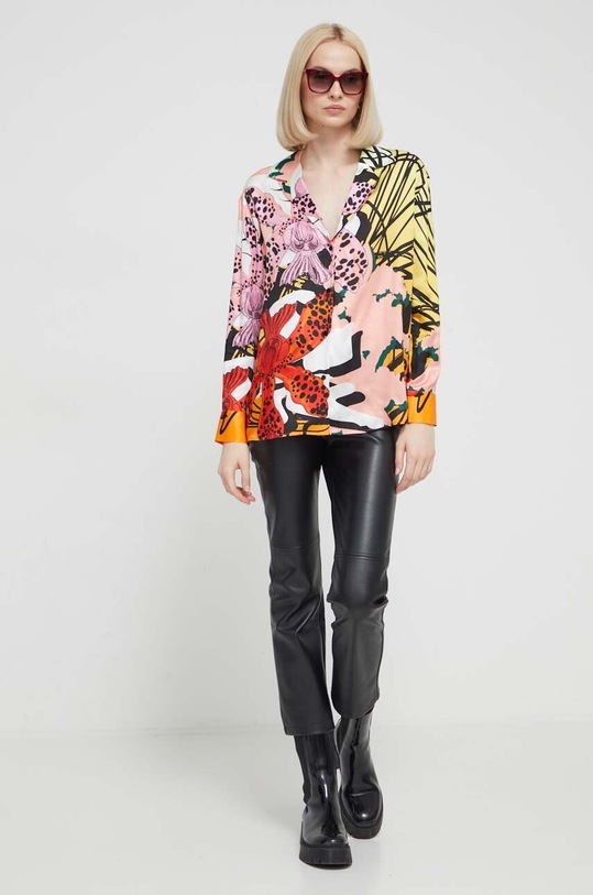 Desigual camasa din amestec de matase 24SWCW34 multicolor SS24