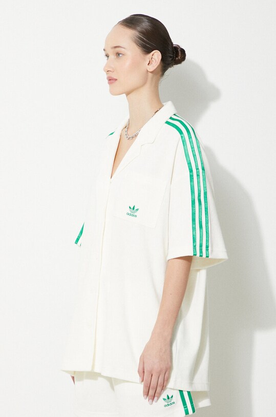 adidas Originals camasa Resort Shirt bej JH0614
