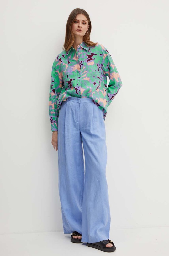 MAX&Co. koszula lniana 2416111025200 multicolor SS24