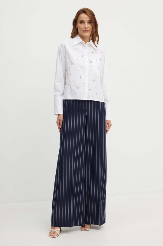 Bavlnená košeľa MAX&Co. 2416111033200 biela SS24