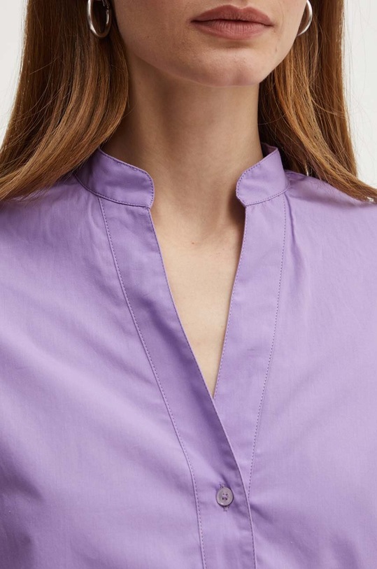 MAX&Co. koszula bawełniana 2416111074200 fioletowy