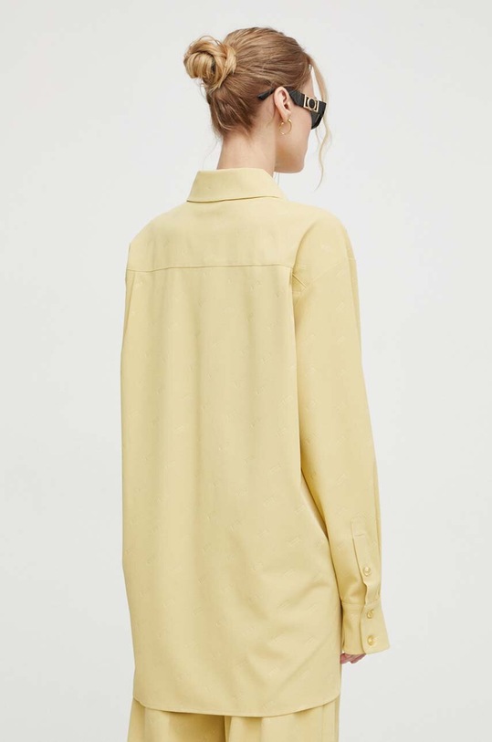Ρούχα Πουκάμισο Gestuz 10908851 κίτρινο