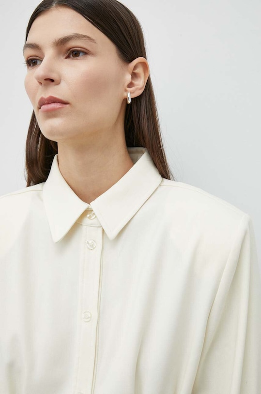 Gestuz koszula z domieszką wełny 10908881