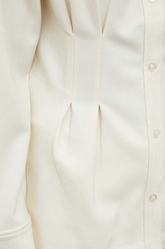 Gestuz koszula z domieszką wełny 10908881