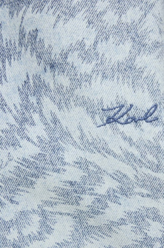 Karl Lagerfeld koszula jeansowa 241W1620 niebieski