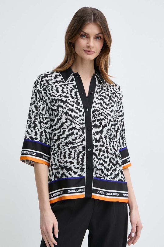 Karl Lagerfeld koszula klasyczny multicolor 241W1605