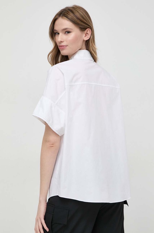 Odzież Karl Lagerfeld koszula bawełniana 241W1606 biały