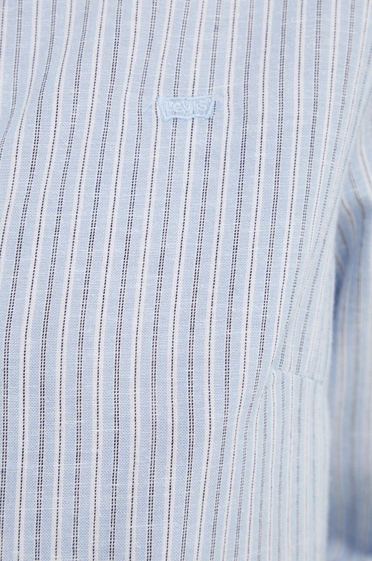Levi's koszula z domieszką lnu 34574.0021 niebieski