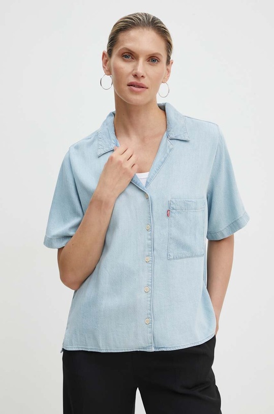 Τζιν πουκάμισο Levi's casual μπλε A7175