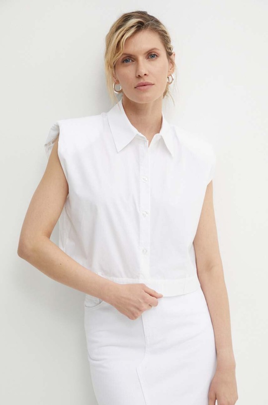 Bavlnená košeľa Gestuz biela 10909111