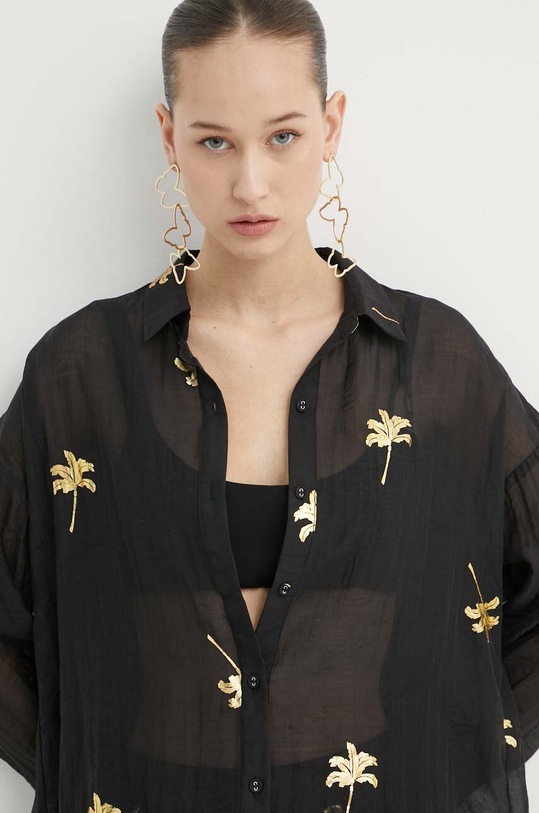 Never Fully Dressed koszula czarny NFDTO612.Black