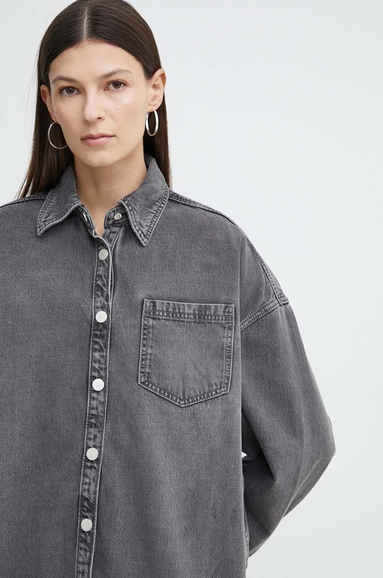 Remain camasa jeans negru 5014982299