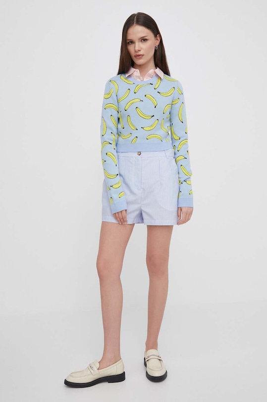 Tommy Hilfiger camasa din bumbac WW0WW43344 roz SS24