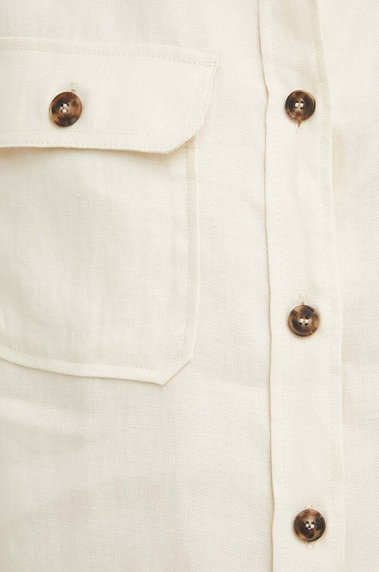 Weekend Max Mara camicia di lino 2415111013600 beige