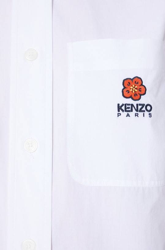 Бавовняна сорочка Kenzo Boke Flower Oversize Shirt FD52CH0919LH.01 білий