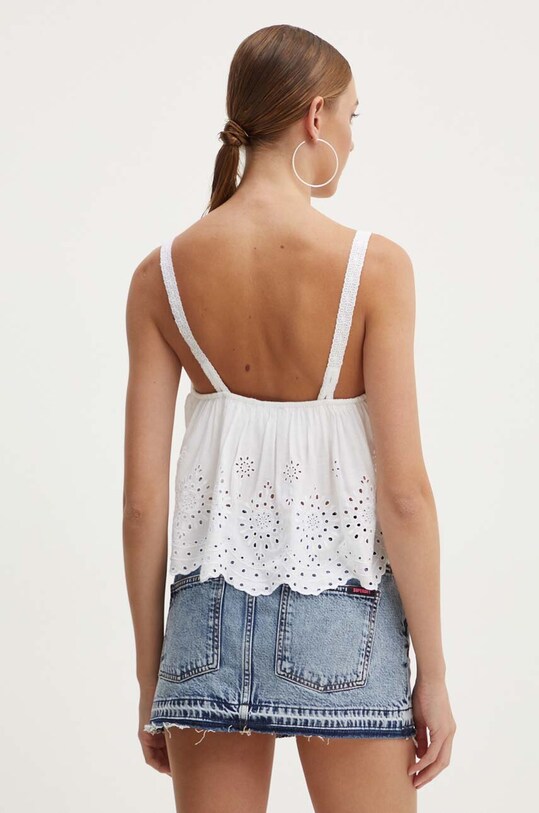 Îmbrăcăminte Hollister Co. top KI340.3253.100 alb
