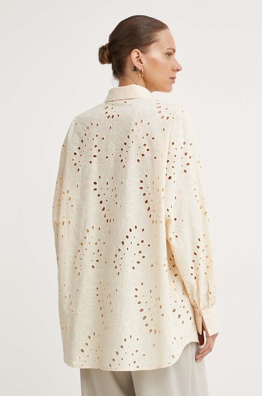 Одяг Бавовняна сорочка Bruuns Bazaar ArgyreiaBBFelina BBW3914 бежевий