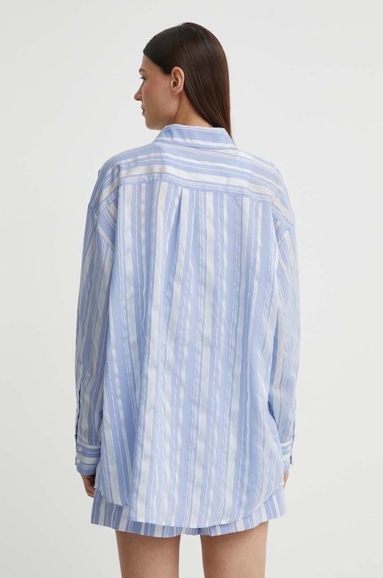 Odzież Bruuns Bazaar koszula SwiniesBBLouise shirt BBW3976 niebieski