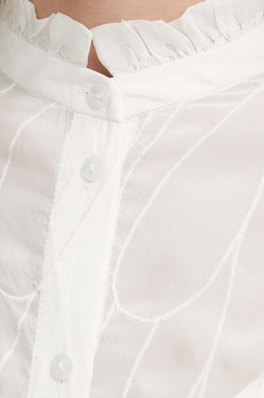 Bruuns Bazaar camasa CyperusBBCaro shirt BBW3981 alb