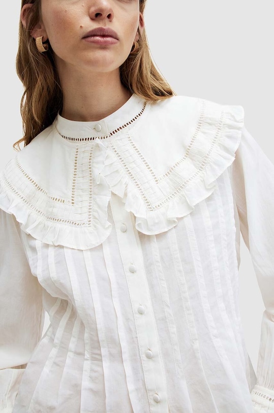 AllSaints koszula OLEA TOP WM506Z biały SS24