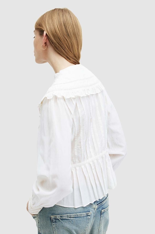 AllSaints koszula OLEA TOP biały WM506Z