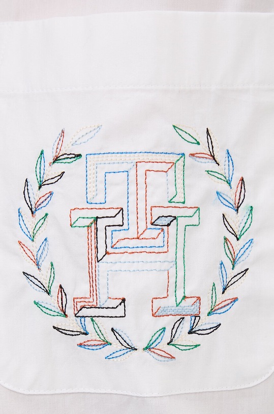 Tommy Hilfiger koszula bawełniana WW0WW41401 biały