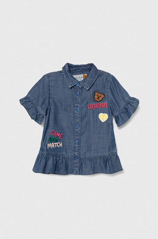 Guess camasa copii scurt albastru K4RH00.D3X30.PPYH