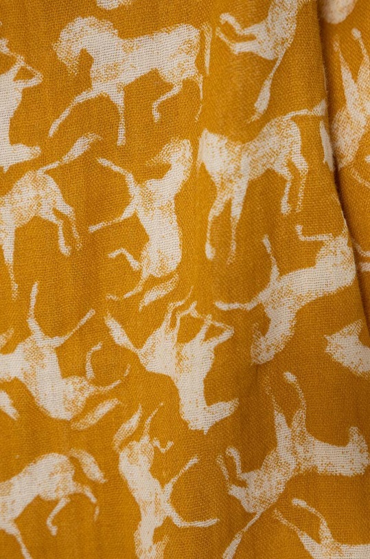 Fete United Colors of Benetton camasa de bumbac pentru copii 5T2ZCQ02O.G.Seasonal galben