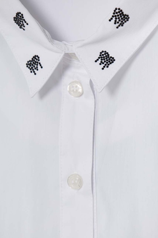 Dziewczynka Pinko Up koszula dziecięca S4PIJGSI070 biały