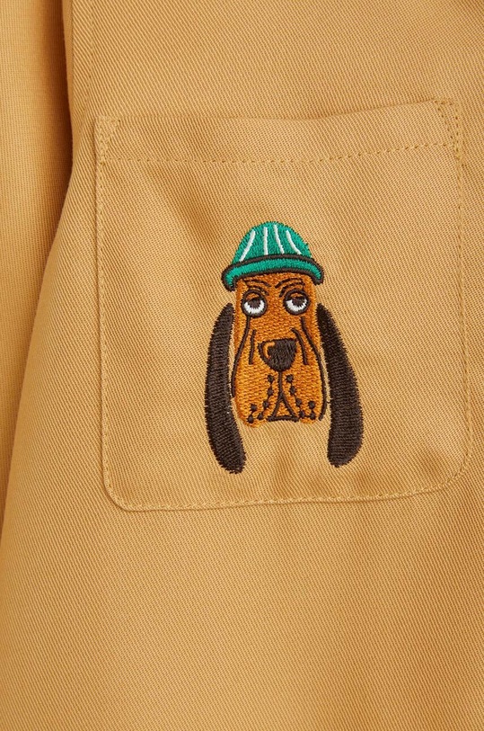 Дитяча сорочка Mini Rodini бежевий 2412010213